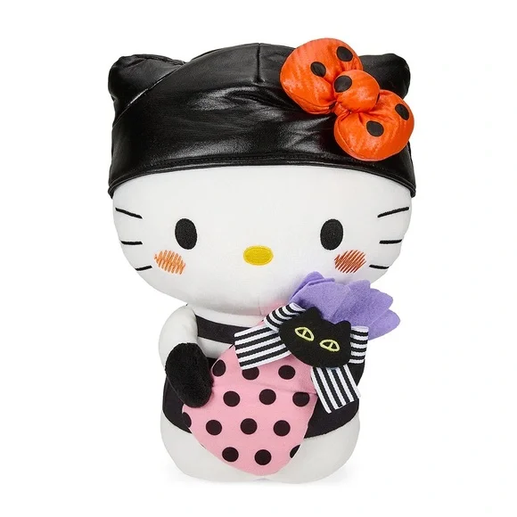 Hello Kitty Halloween Bandit Plush by Kidrobot - Picture 1 of 8